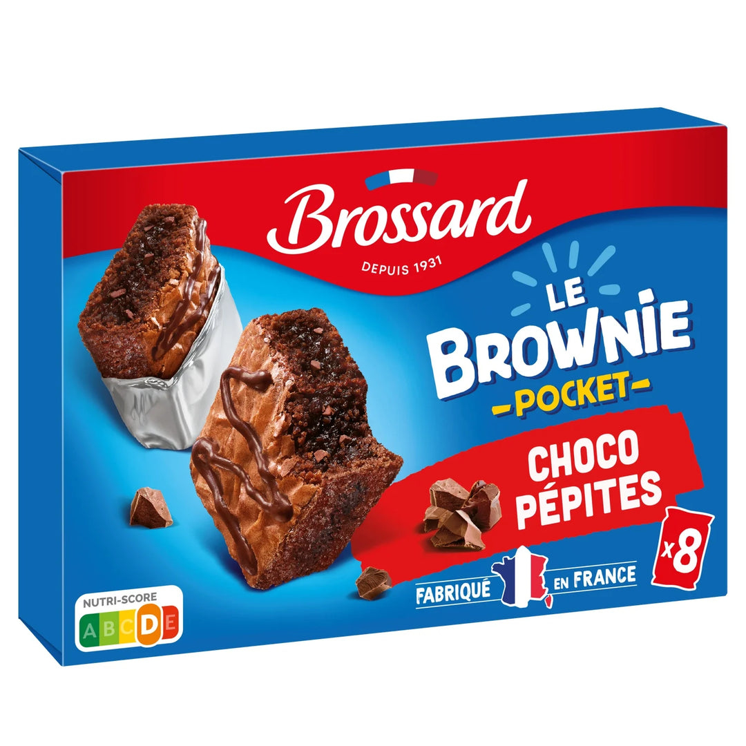 BROSSARD-Brownie Chocolat au Lait les 8 gâteaux de 30 g