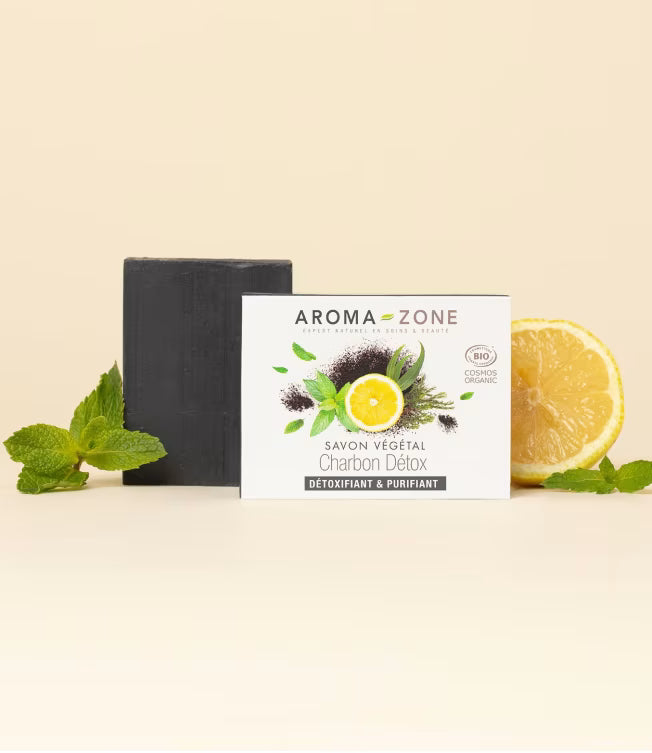 Savon artisanal Charbon Détox - végétal & SAF-100G