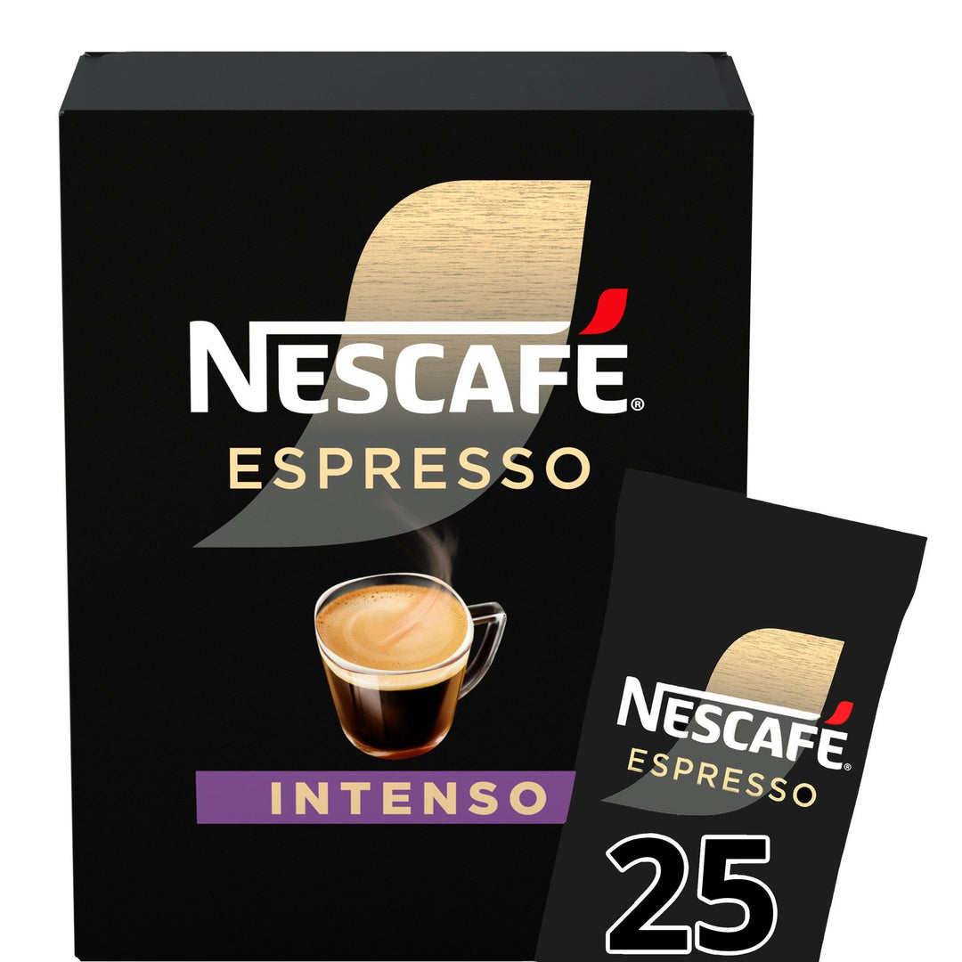NESCAFE-nescafe espresso intense ,intensite 7 paquet de 25 sticks-45G