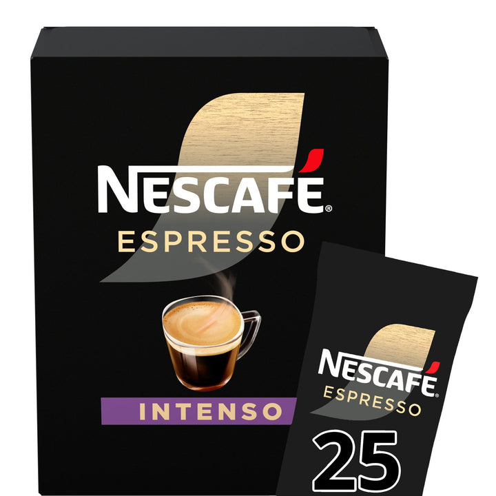 NESCAFE-nescafe espresso intense ,intensite 7 paquet de 25 sticks-45G