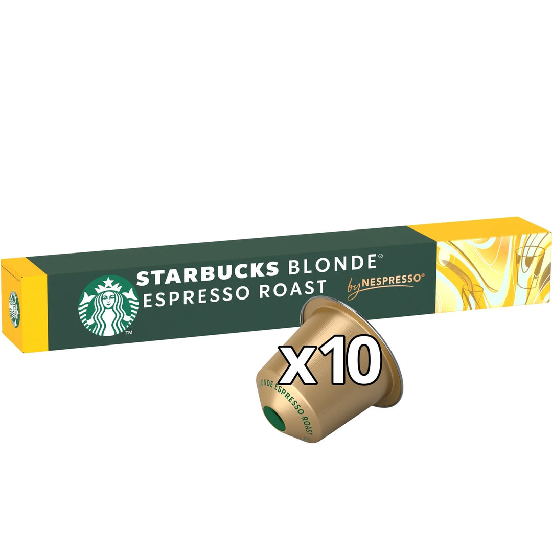 STARBUCKS-Blonde espresso roast intensité 6 , 10 capsules - 53g