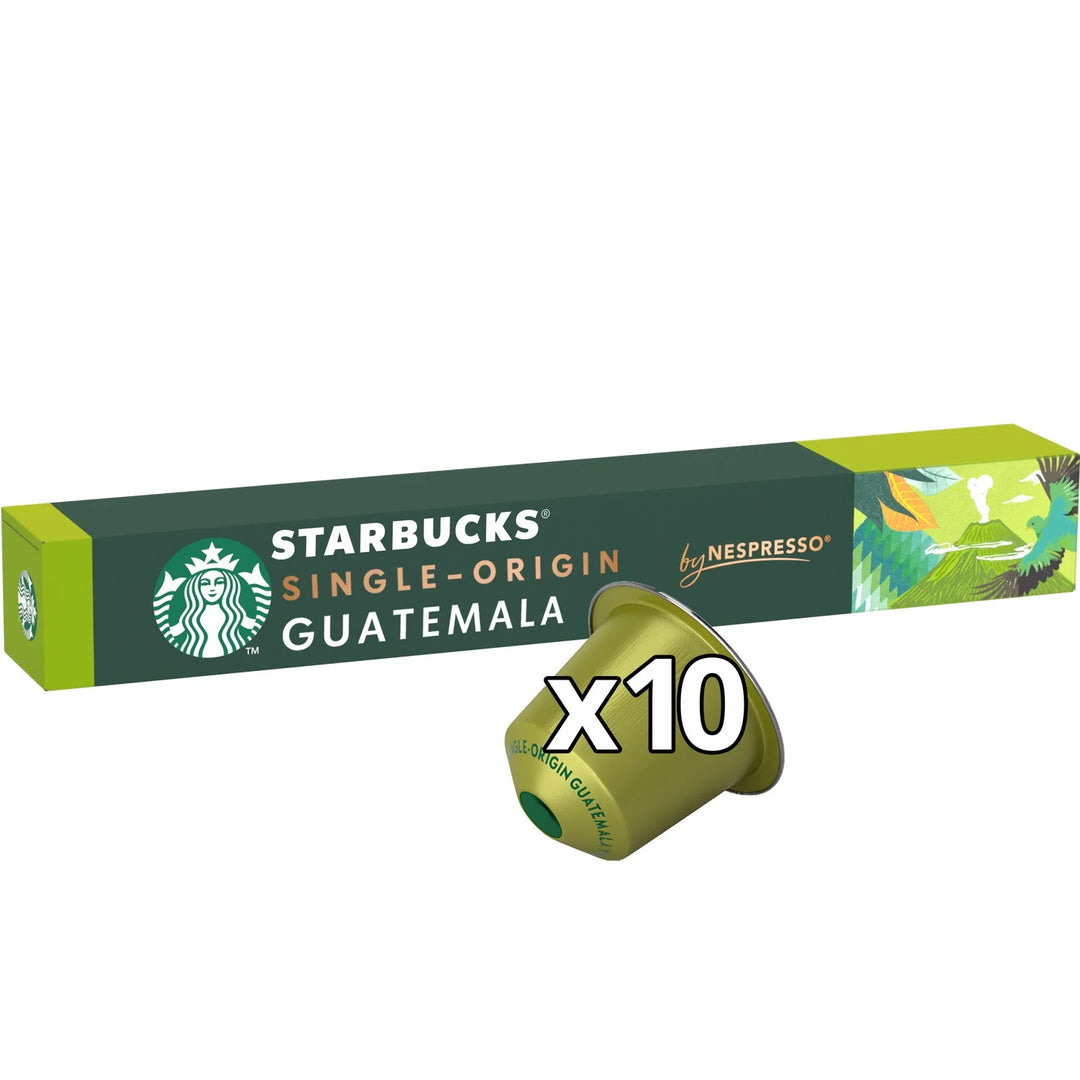 STARBUCKS - Café Capsules Guatemala Intensité 5 Compatible Nespresso - 10 capsules