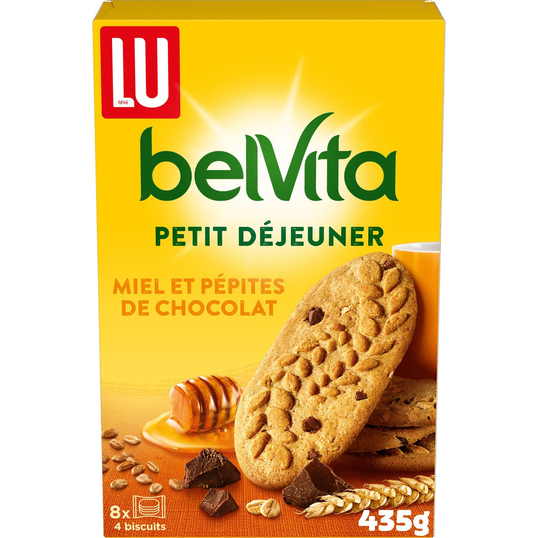 BelVita by LU - Biscuit Petit Déjeuner Brut & 5 Céréales Complètes - 400g