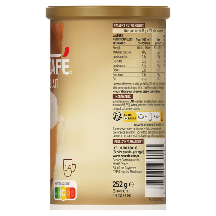 NESCAFE Café au Lait - 252G