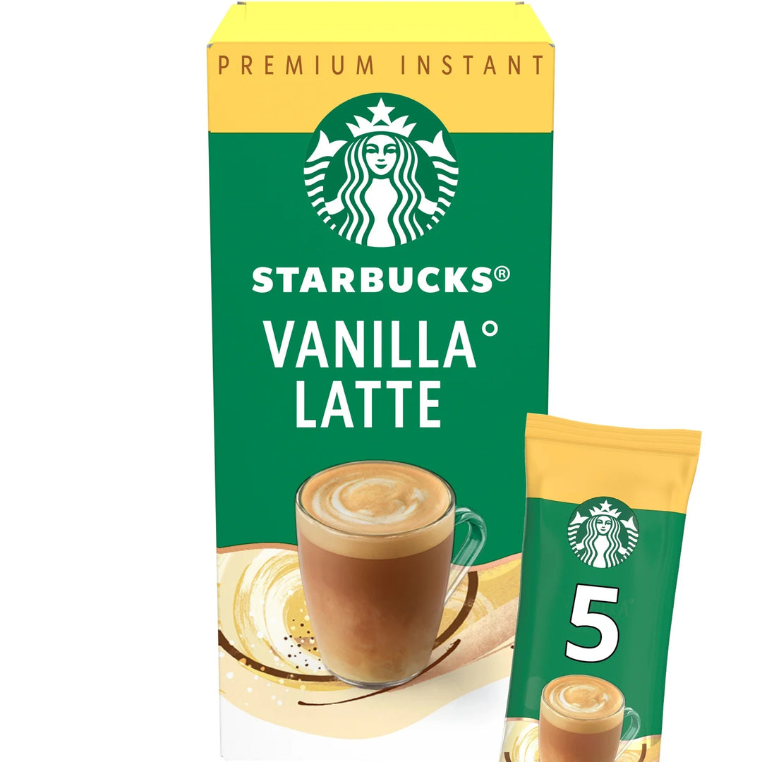 STARBUCKS-Café soluble vanilla latte STARBUCKS 5 sticks-107,5G