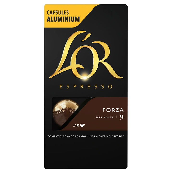 L'OR-Espresso Forza intensite 9 , 10 capsules- 52G