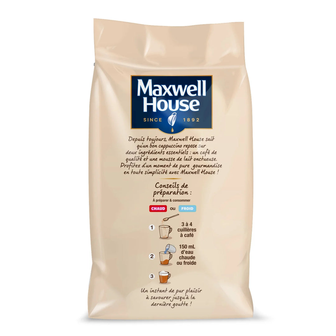 MAXWELL HOUSE Cappuccino Gout Noisette - 340G