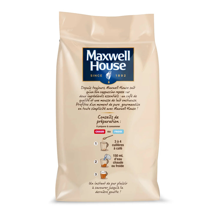 MAXWELL HOUSE Cappuccino Gout Noisette - 340G