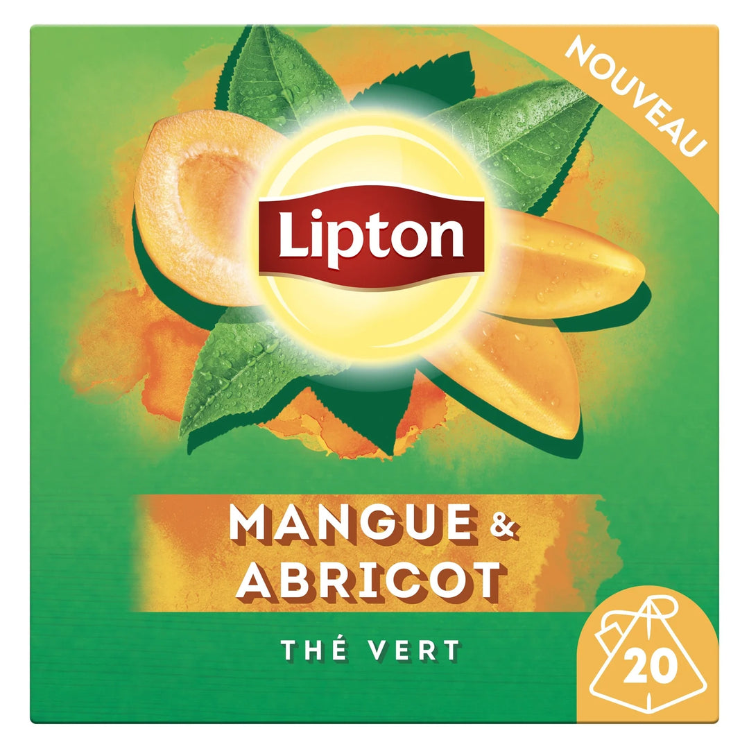TWININGS-Thé vert mangue et abricot 20 sachets