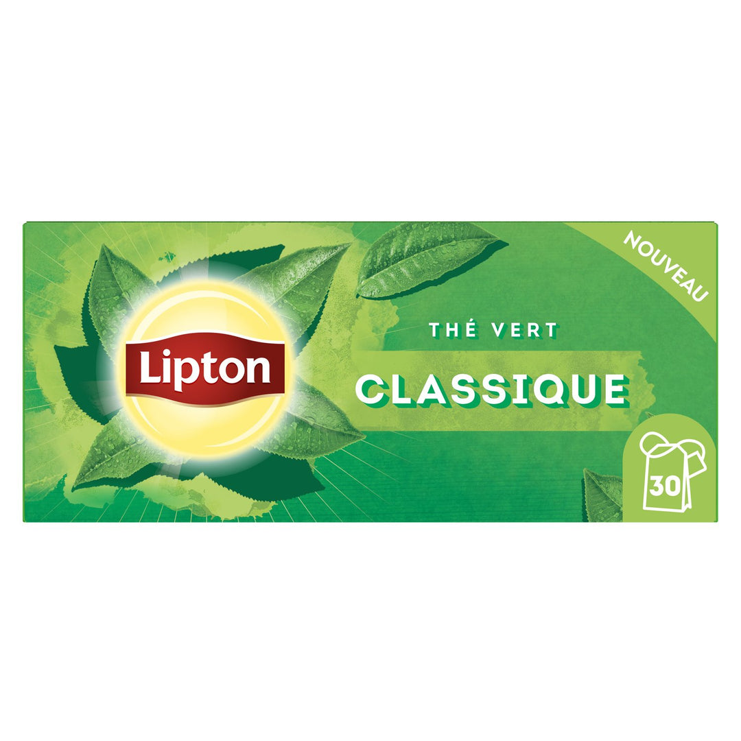 LIPTON-Thé vert classique 30 sachets