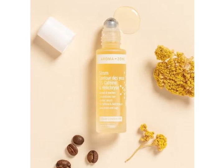 AromaZone -  Contour des yeux Concentré 5% Caféine & Hélichryse - 15 ml