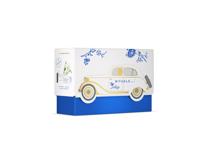 Coffret Cadeau Voiture Amsterdam – Parfum & Désodorisant pour Voiture