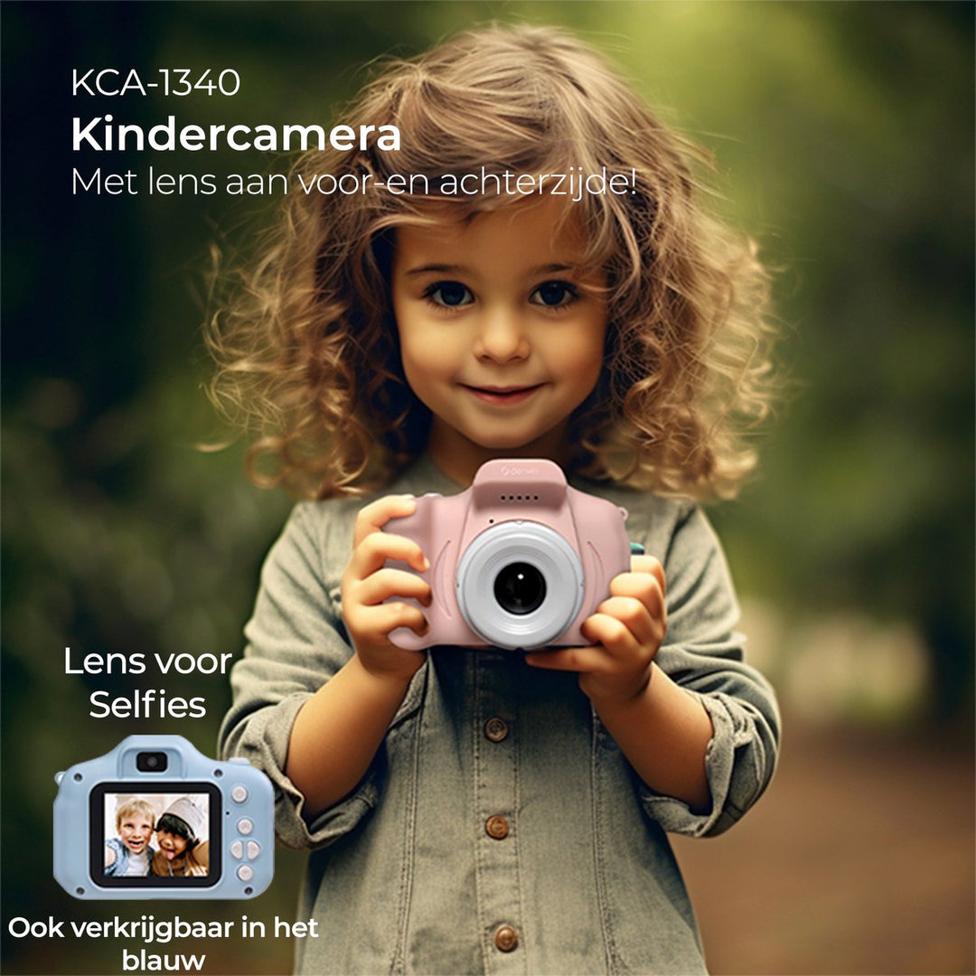 Appareil photo numérique rose pour enfants par Denver - Capturer des moments magiques