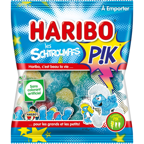 Haribo Les Schtroumpfs Pik Mini Sachet 40g