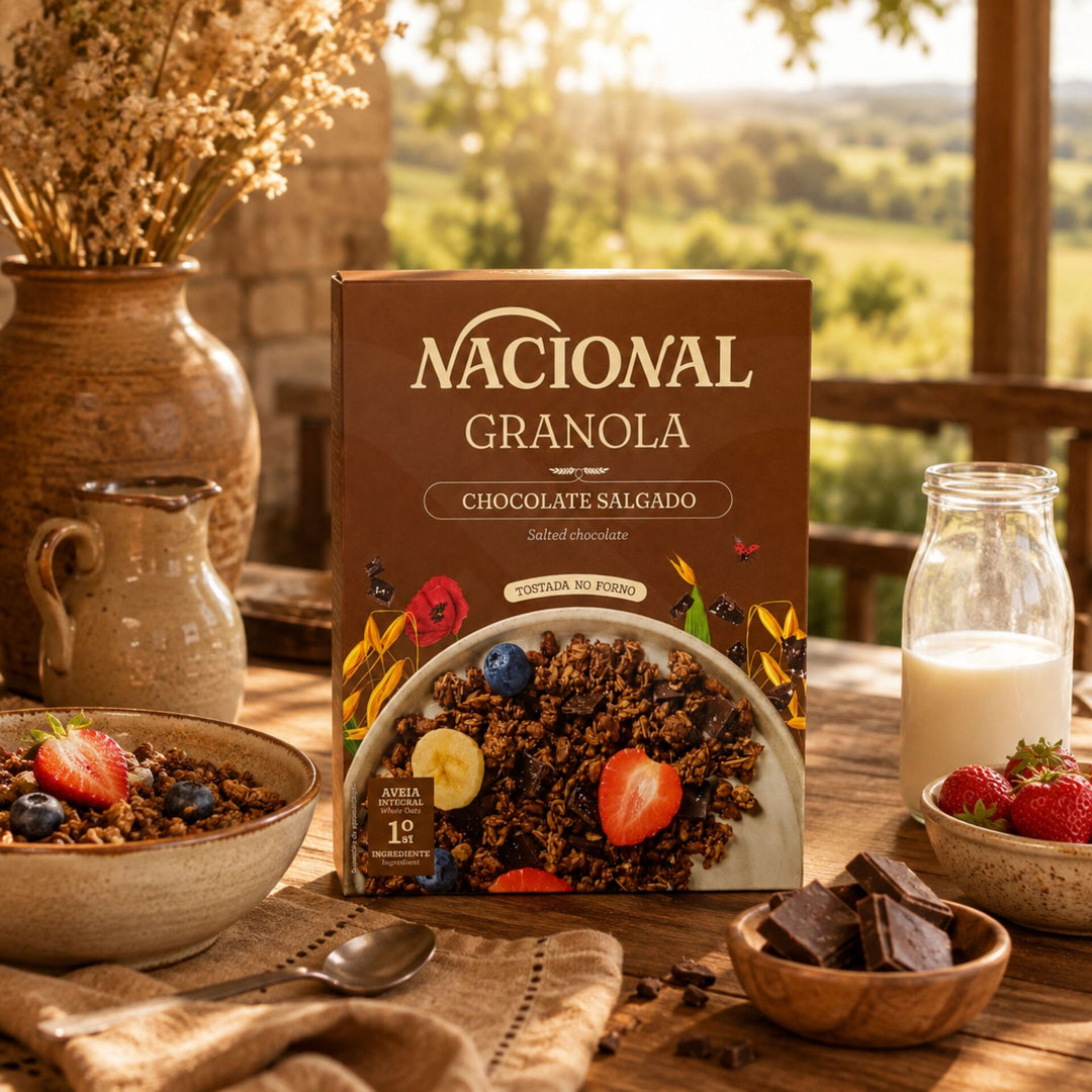 NACIONAL – Granola au Chocolat Salé – Tostado no Forno – 300 g