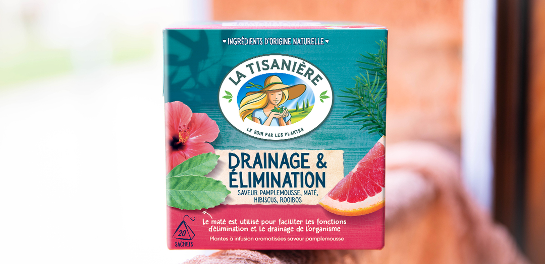 LA TISANIÈRE-Drainage saveur pamplemousse 20 sachets