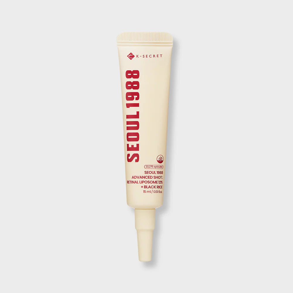 K-SECRET Seoul 1988 Advanced Shot – Retinal Liposome 12% + Black Rice – 15 ml
