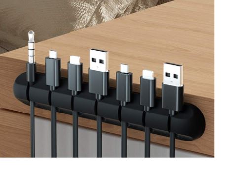 Organisateur de Câbles pour bureau, mural, rangement cables