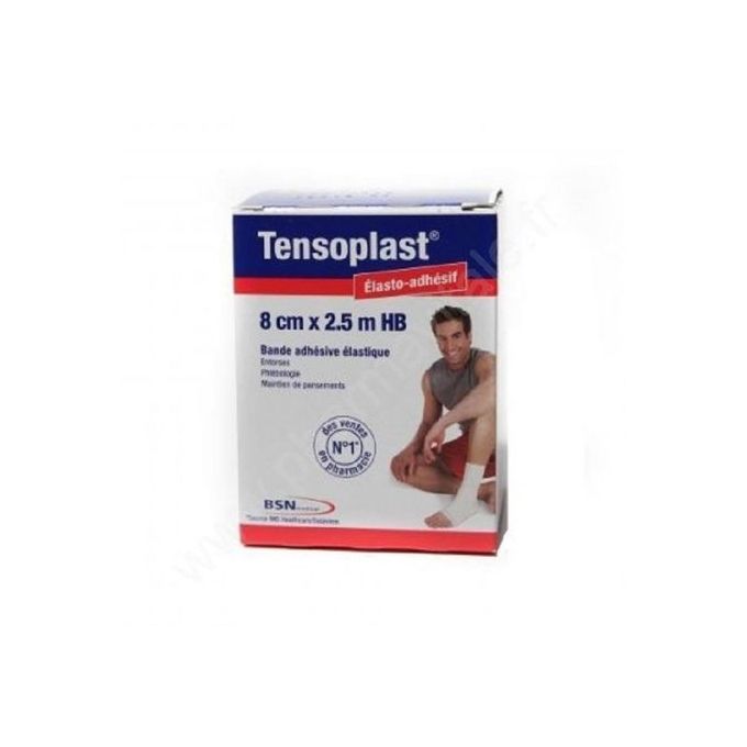 TENSOPLAST-Bande adhésif élastique 8cm X 2,5m