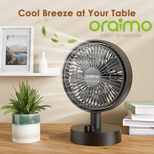 ORAIMO – Ventilateur de Table Rechargeable – ODF-201A