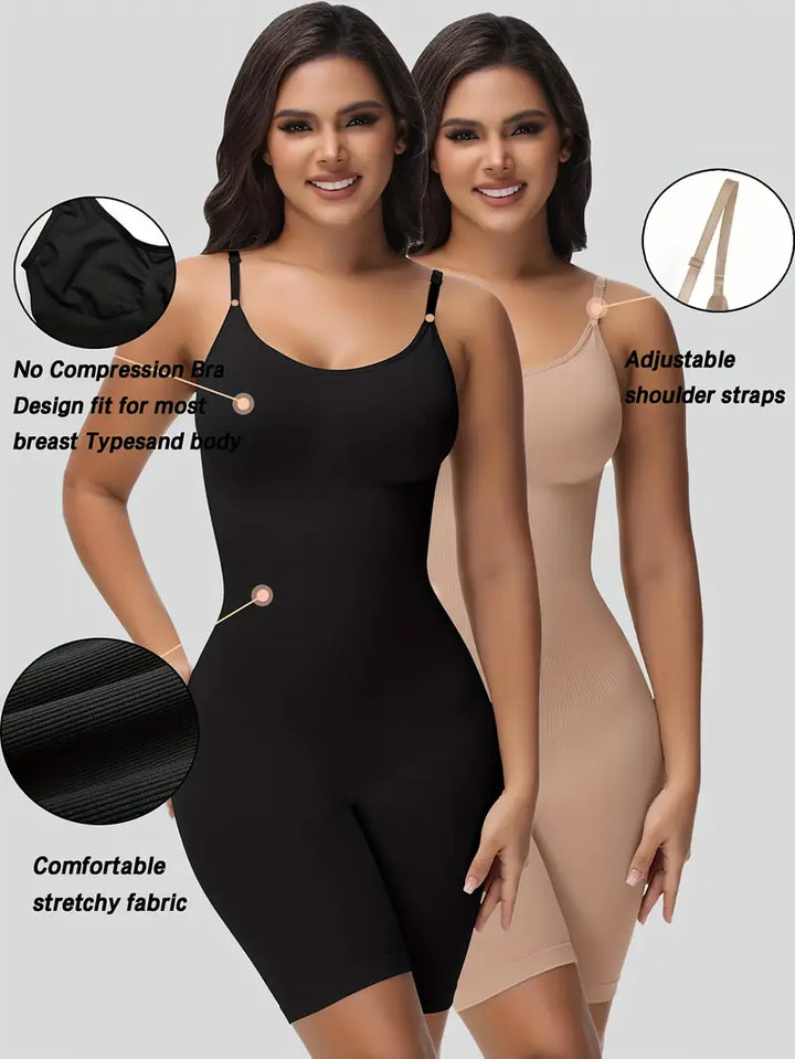 Body Shaper Femme Sans Couture avec Ceinture Gainante – Contrôle Ventre (Taille S)