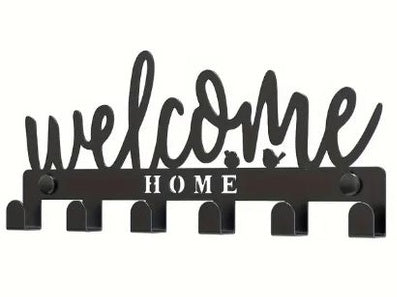 Accroche-clés mural "Welcome Home"