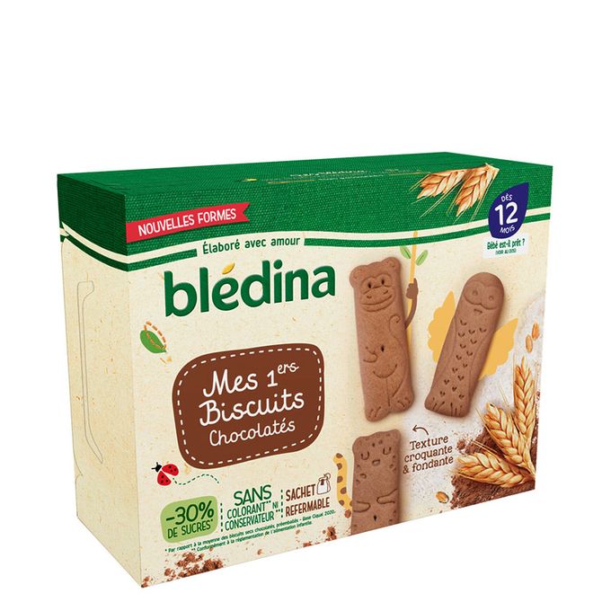 DLC Proche - BLEDINA – Mes 1ers Biscuits Chocolatés Dès 12 Mois – 150 g