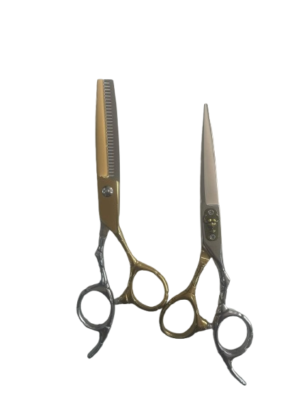 Ciseaux pour coupe cheveux combiné professionnels