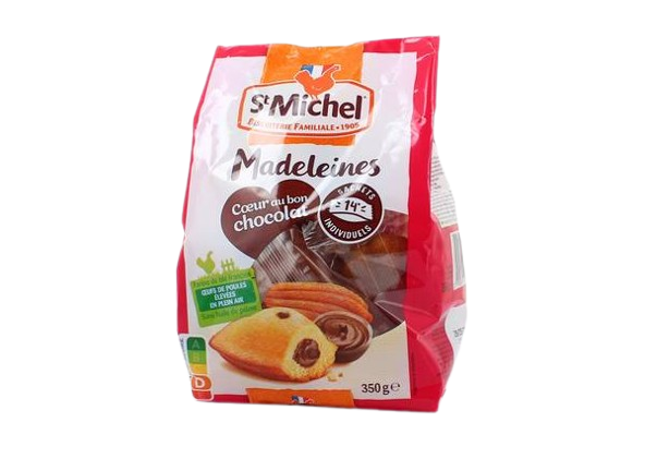Saint-Michel 14 Sachets Madeleines Fourrées Chocolat 350G