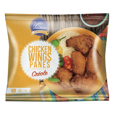 WINGS POULET PANES CREOLE 1KG