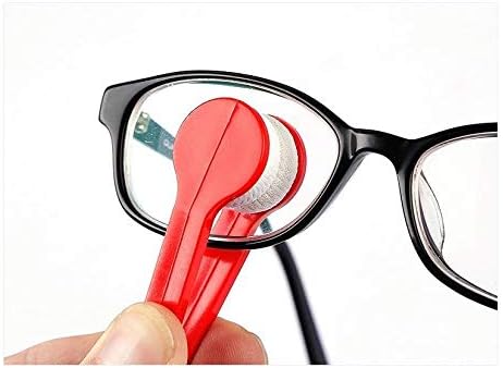 FTVOGUE - Brosses de nettoyage en microfibre pour vitres, clip de nettoyage  ROUGE