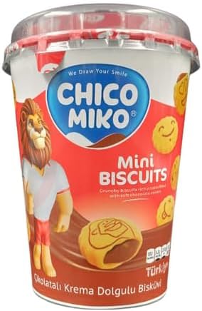 Chico Miko Biscuits en forme de tasse fourrés au chocolat  - 125 g