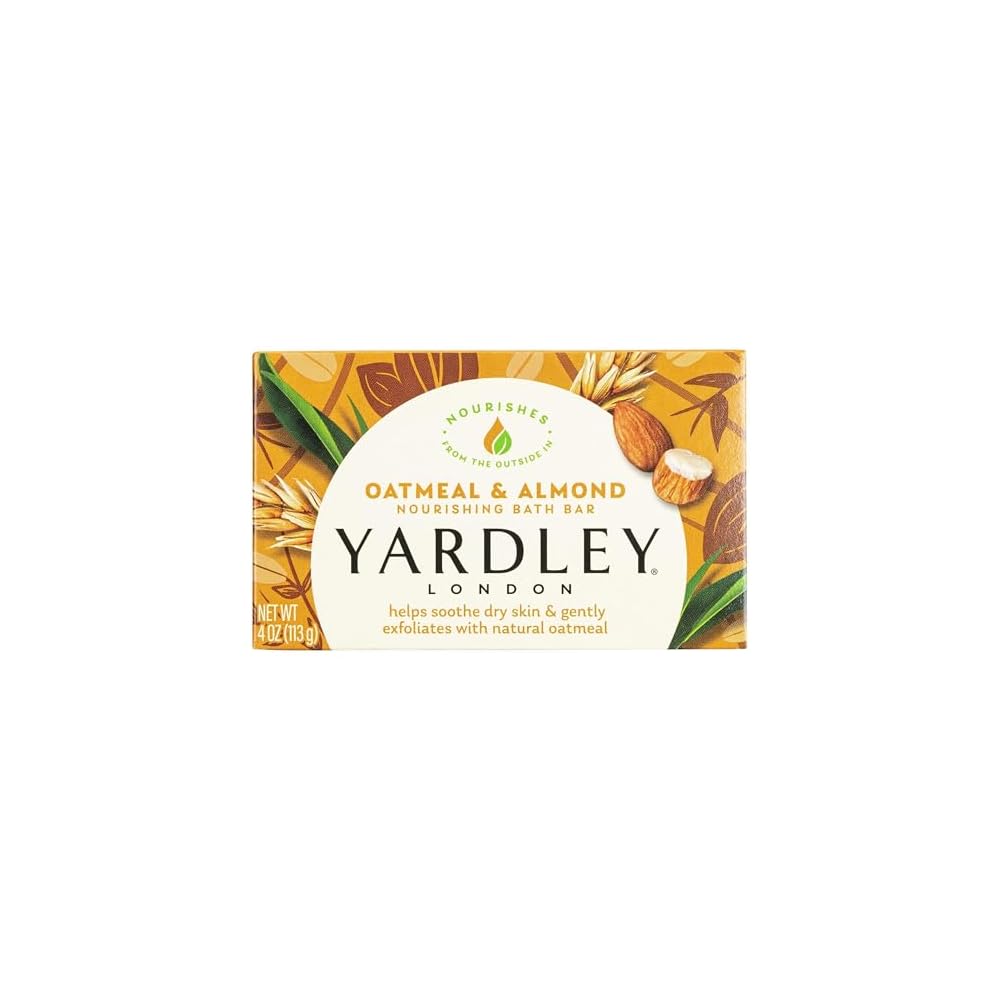 Yardley London – Barre Hydratante Avoine & Amande aux Flocons d’Avoine Naturels – 120 g
