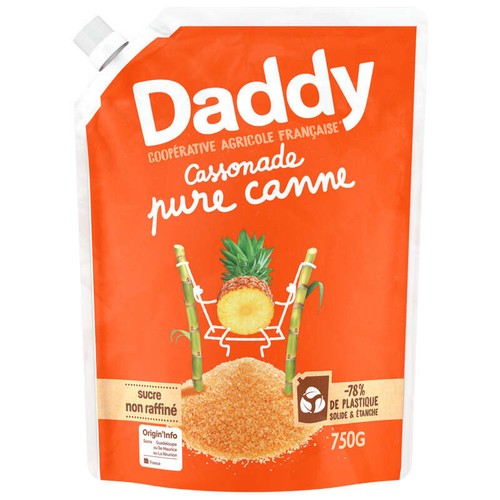 Daddy – Sucre Cassonade Pure Canne – 750 g