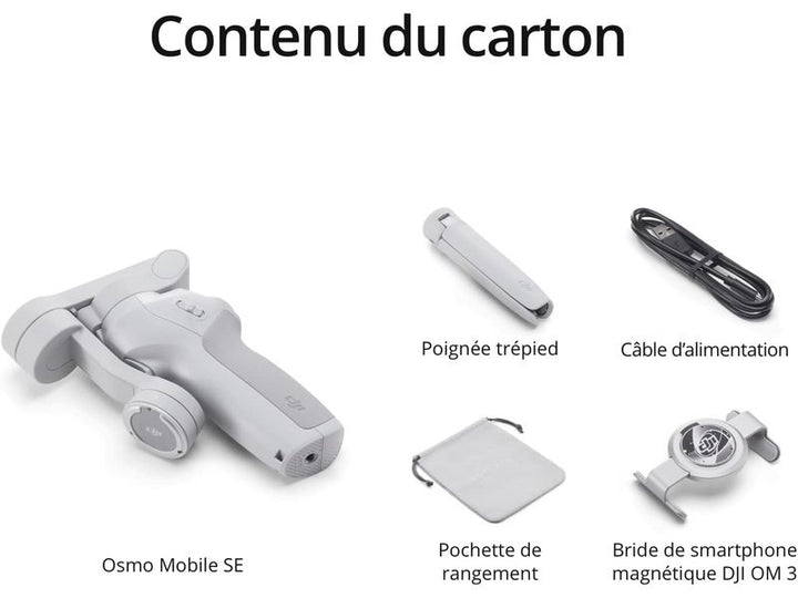 DJI Nacelle Intelligente Osmo Mobile SE