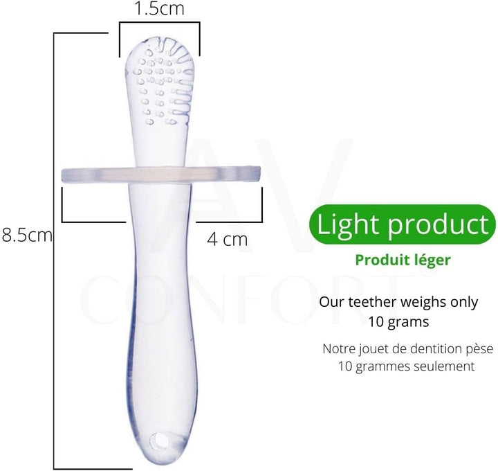 Anneau De Dentition Jouet De Dentition Brosse Outil De Soin Des Dents pour BÉBÉ Silicone 1 pièce