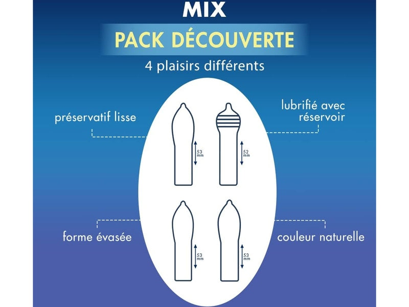 Manix  - Mix Discovery PackBoîte de 12 Préservatifs pour Hommes