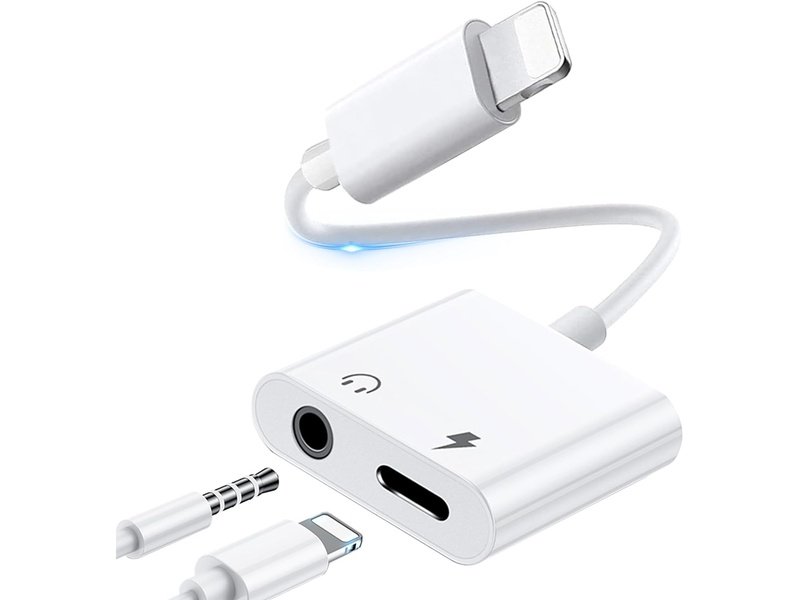 Adaptateur cable et ecouteur iPhone,  vers prise Jack - Haute Qualité Audio