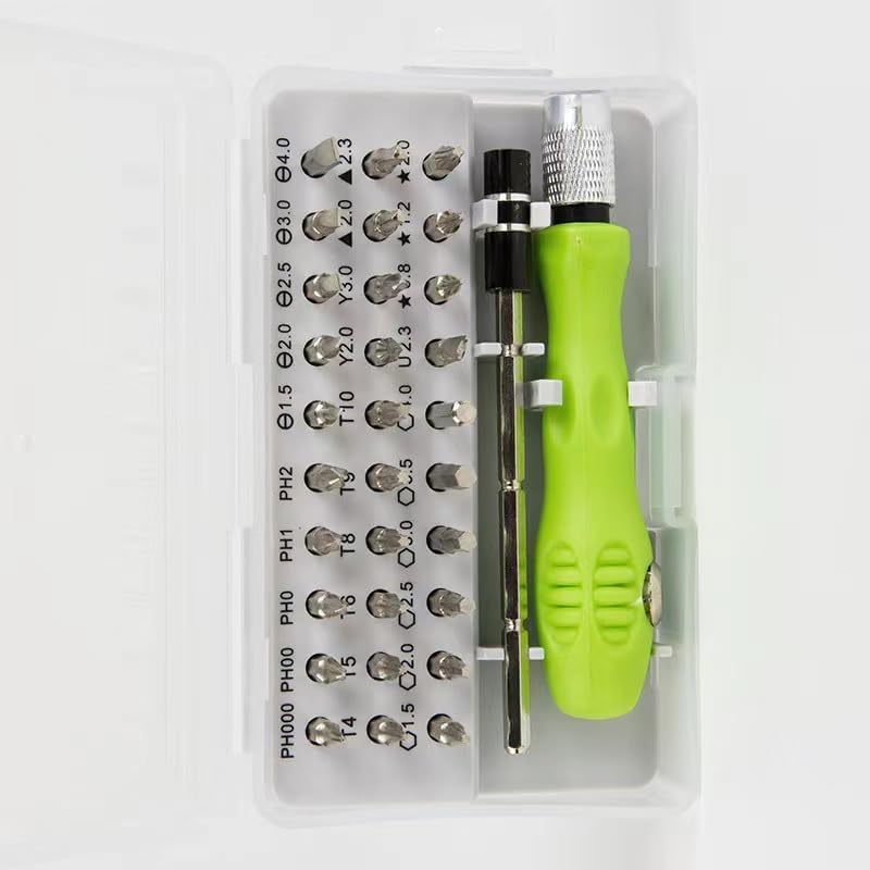 Mini tournevis avec nombreux embouts très pratique
