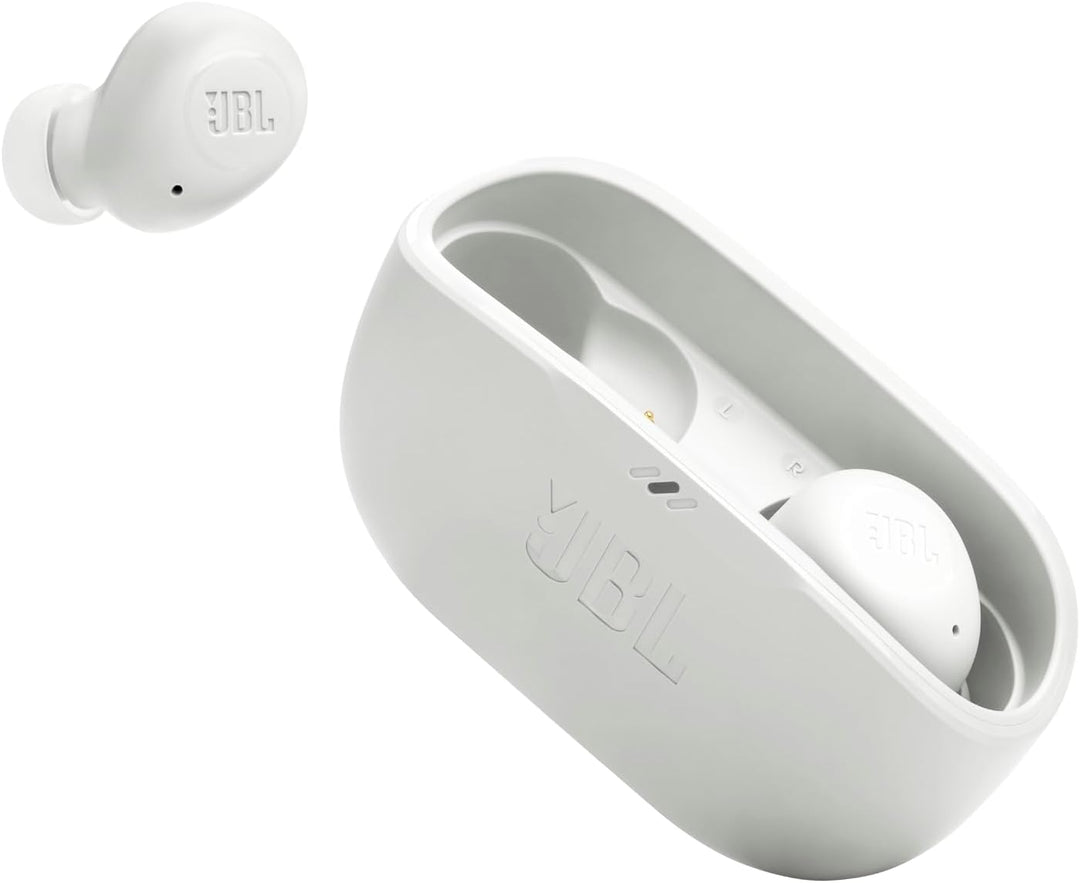JBL Wave Buds -  Écouteurs Intra-Auriculaires sans Fil, Résistance à l'Eau IP54 et IPX2 - en Blanc
