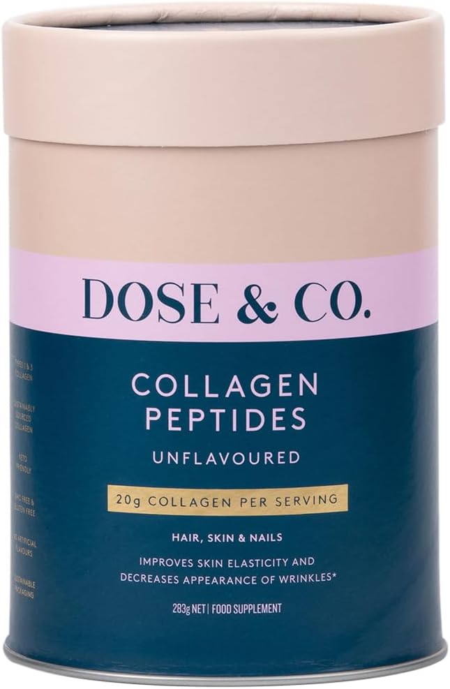 DOSE & CO. Peptides de collagène pur Dose & Co, sans goût, 283 g, complément alimentaire en poudre
