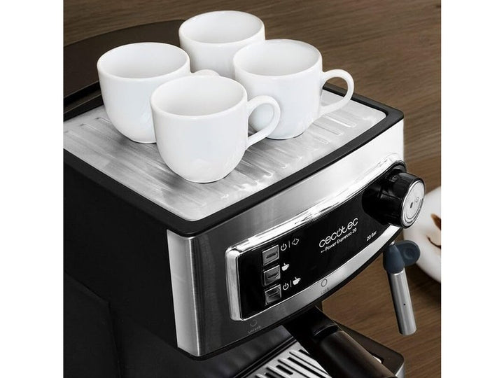Machine à café Cecotec Power Espresso 20 avec double sortie de bras