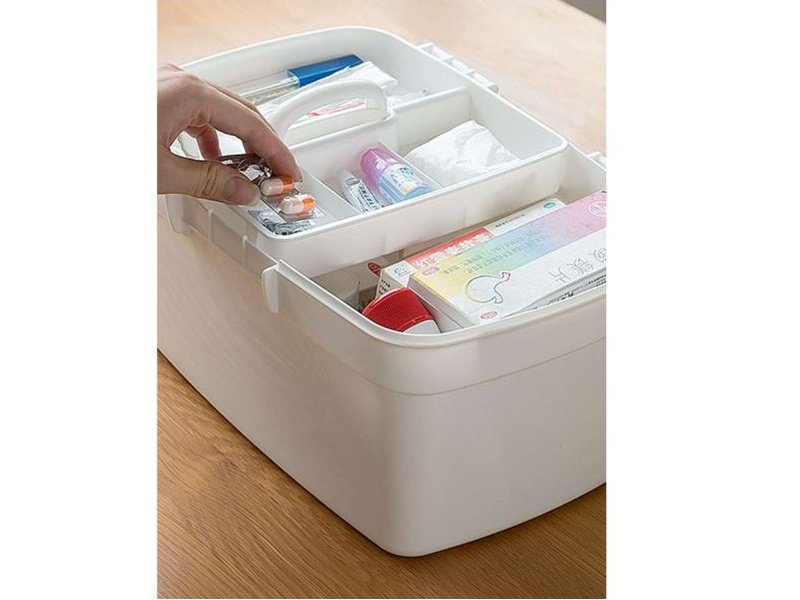 Boîte de rangement pour médicaments portable, idéale pour voyager
