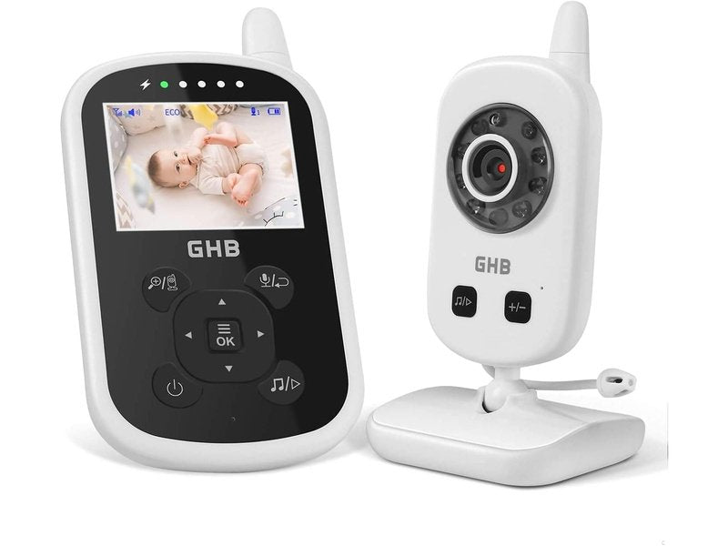 Moniteur vidéo pour bébé avec caméra, surveillance nocturne et batterie longue durée