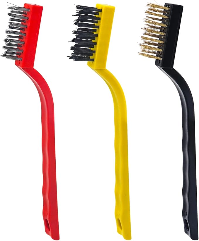 Petite Brosse Métallique – Set de Nettoyage Professionnel - Lot de 3