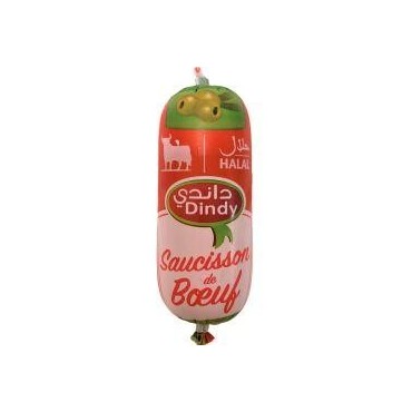 SAUCISSON BOEUF OLIVE DINDY 200G