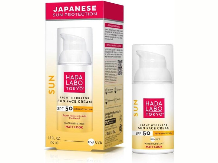 Hadalabo Gokujyun - Crème Solaire Visage SPF 50 avec Filtres Photostables, made in Japan