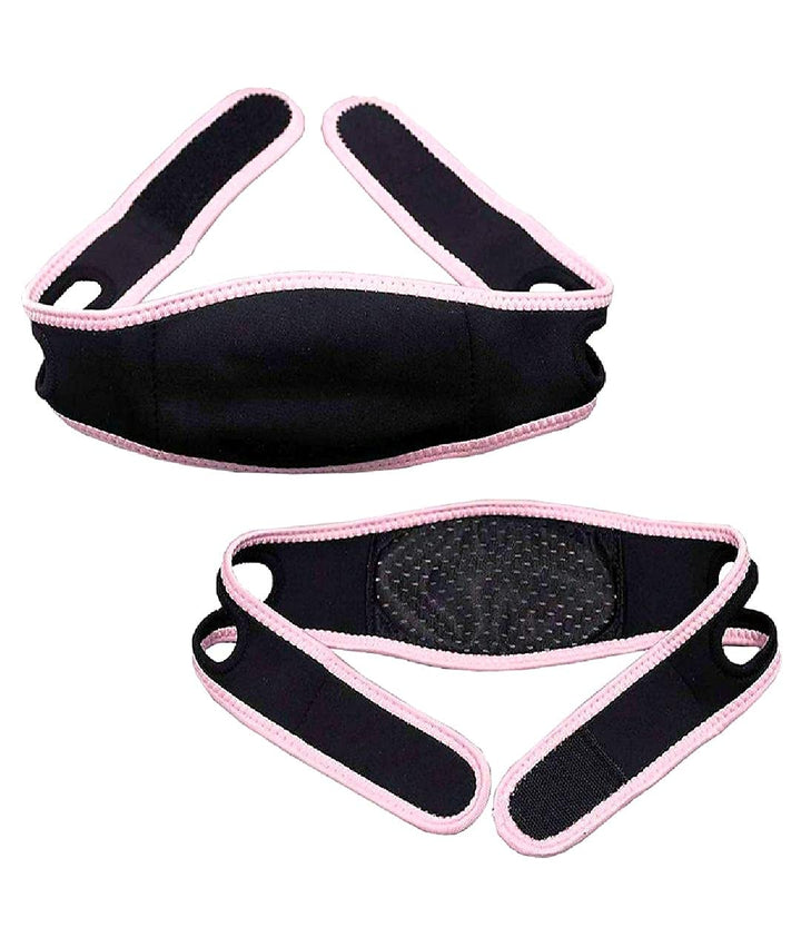 Bandeau Liftant Visage & Cou – Réutilisable Anti-Ronflement - Lot de 2