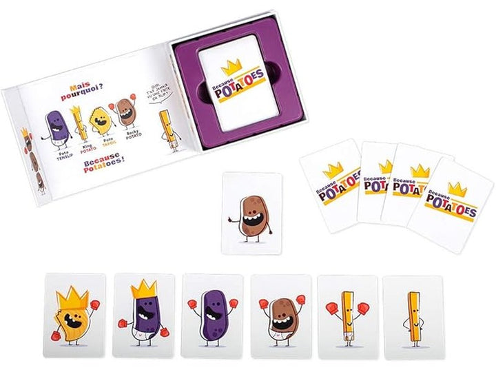 Because Potatoes - Jeu de société - Jeu de Cartes