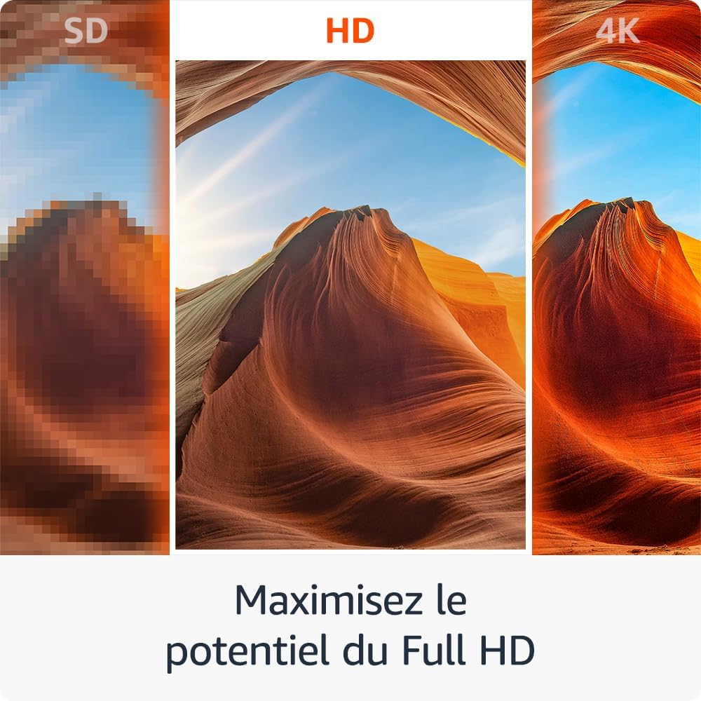 AMAZON Fire TV Stick HD (Nouvelle génération) – Streaming, TV gratuite, Alexa